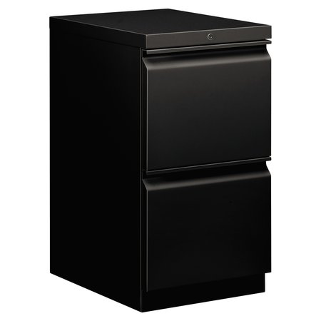HON 15 in W 2 Drawer File Cabinets, Black H33820R.L.P